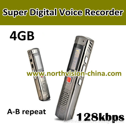 Portable Digital Sound Recorder Sticks Build in 4GB Memory